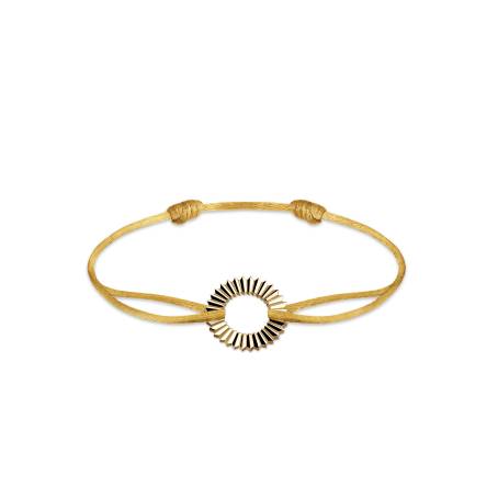 Kordel-Armband Gelbgold