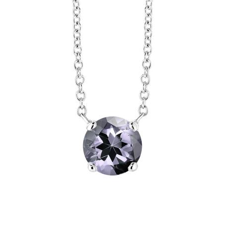 Lady XXL White Gold Grey Spinel Pendant