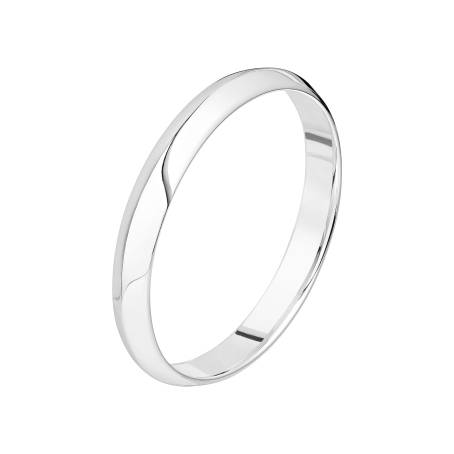 Thésée Love 3 mm White Gold  Ring