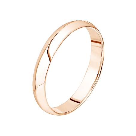 Alliance Homme Or Rose 18 cts Thésée Love 3,5 mm