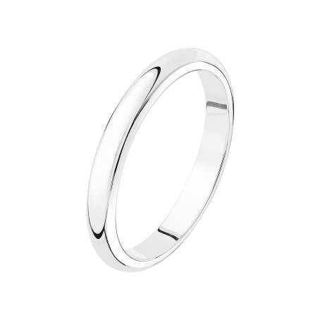 Gaillon 3 mm White Gold  Ring