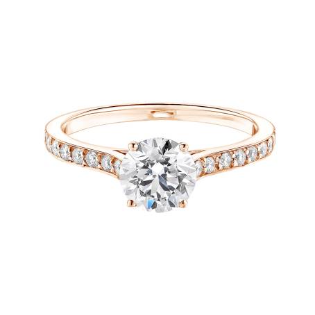 Ring 18K Roségold Diamant Lady Pavée 1 Ct