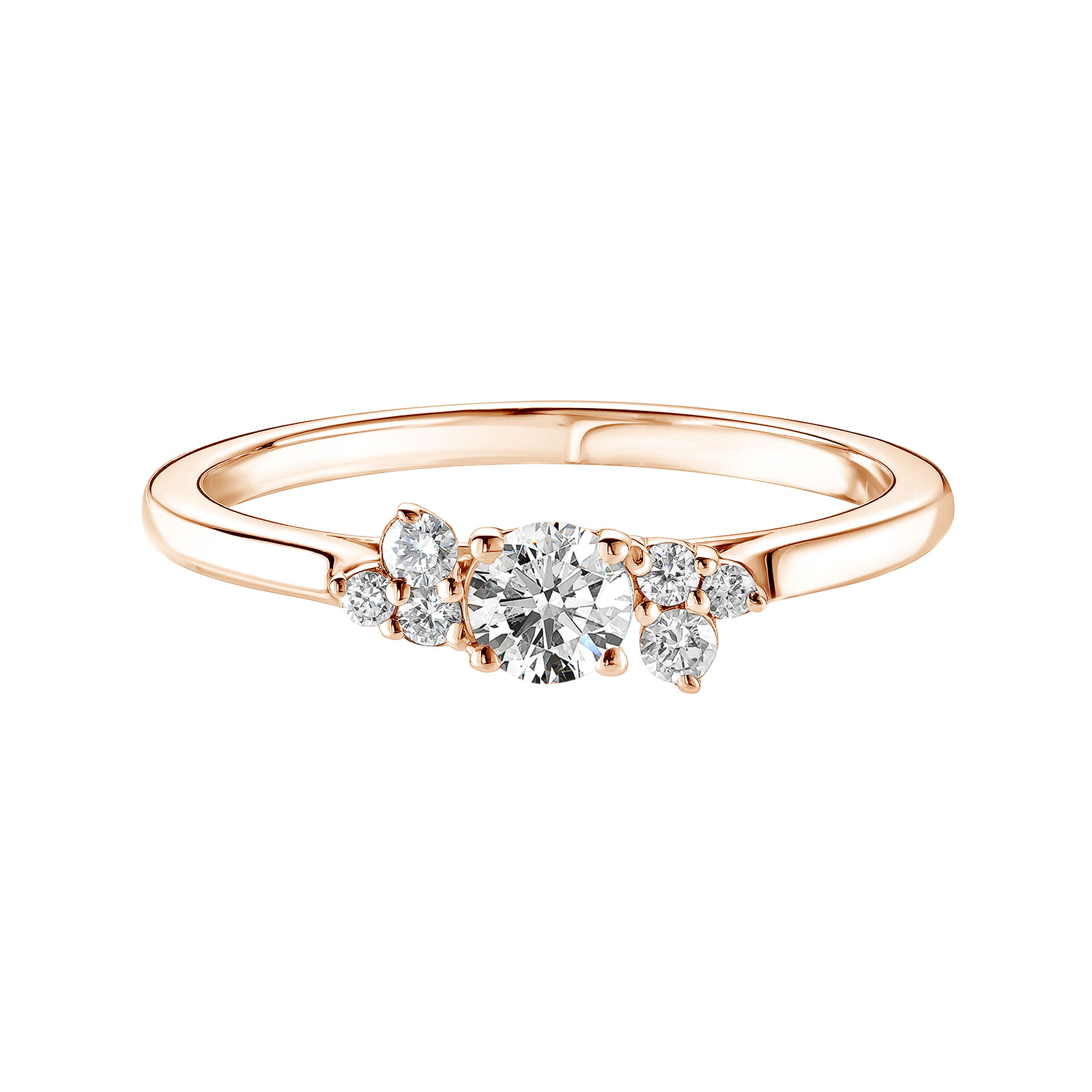 Bague Or rose Diamant Baby EverBloom 1