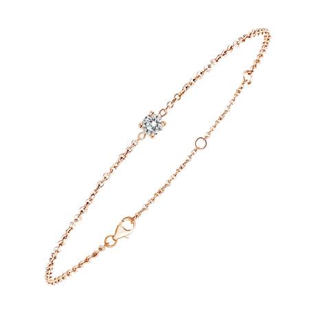 Lady Rose Gold Diamond Bracelet