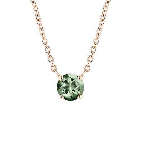 Lady XL Rose Gold Green Sapphire Pendant