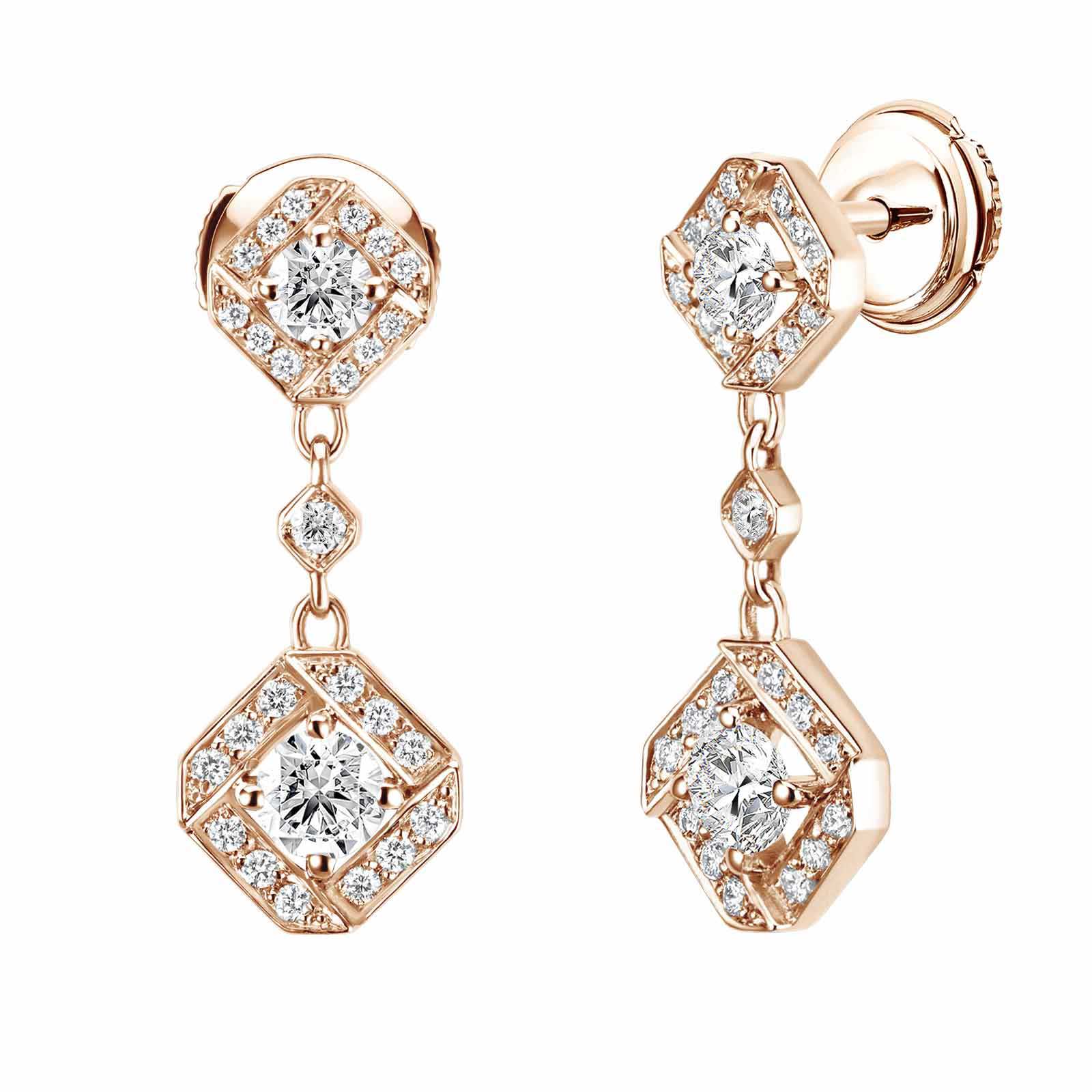 Plissage Roségold Diamant